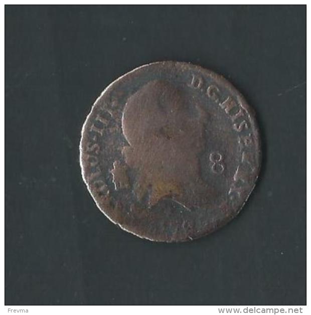 Espagne CAROLVS.III.D.G.HISP.REX 1782 Carlos III (1759-1788) - Monnaies Provinciales