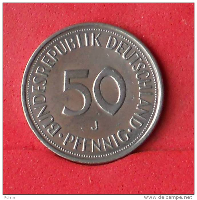 GERMANY FEDERAL REPUBLIC 50 PFENNIG 1976 J -    KM# 109,2 - (Nº14698) - 50 Pfennig