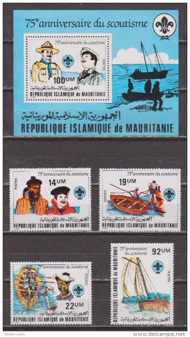 BOY SCOUTS. MAURITIANIA 1982. NUEVO - MNH ** OFERTA - Unused Stamps