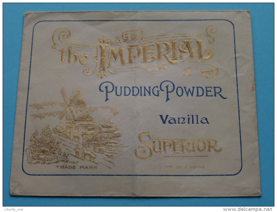 The IMPERIAL Pudding Powder ( Salon Et Expo Anvers/Bruxelles )  ( Omslag 11,5 X 9,5 Cm. / Zie Foto´s ) !! - Andere & Zonder Classificatie