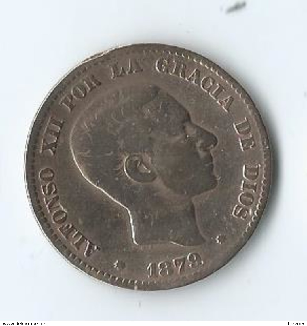 Alfonso XII Diez Centimos 1879 - Monnaies Provinciales