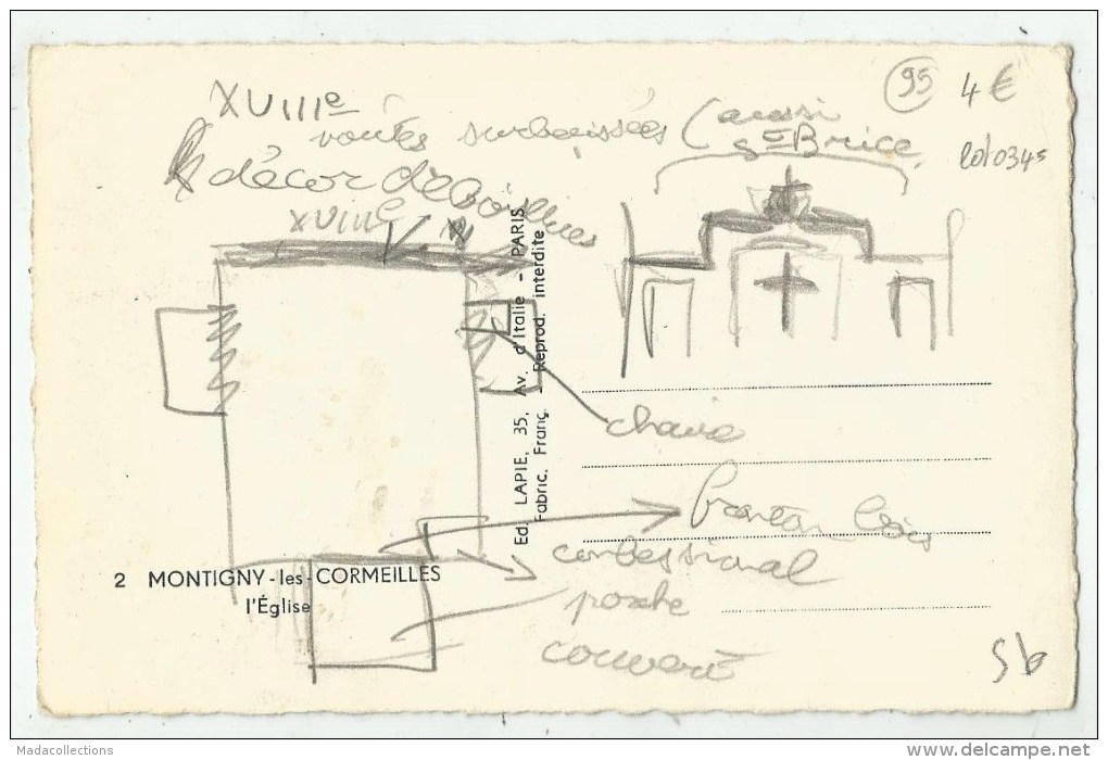 Montigny Les Cormeilles    (95.Val D´Oise)  L'Eglise - Montigny Les Cormeilles