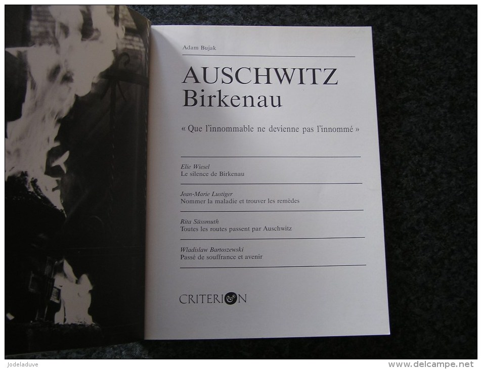 AUSCHWITZ BIRKENAU Que L'innommable Ne Devienne Pas L'innommé Guerre 40 45 Camps Concentrations Déportations - Guerra 1939-45