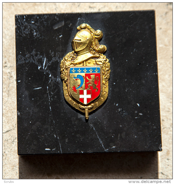 Légion Gend Rhône Alpes	Sur Socle "marbre" - Police