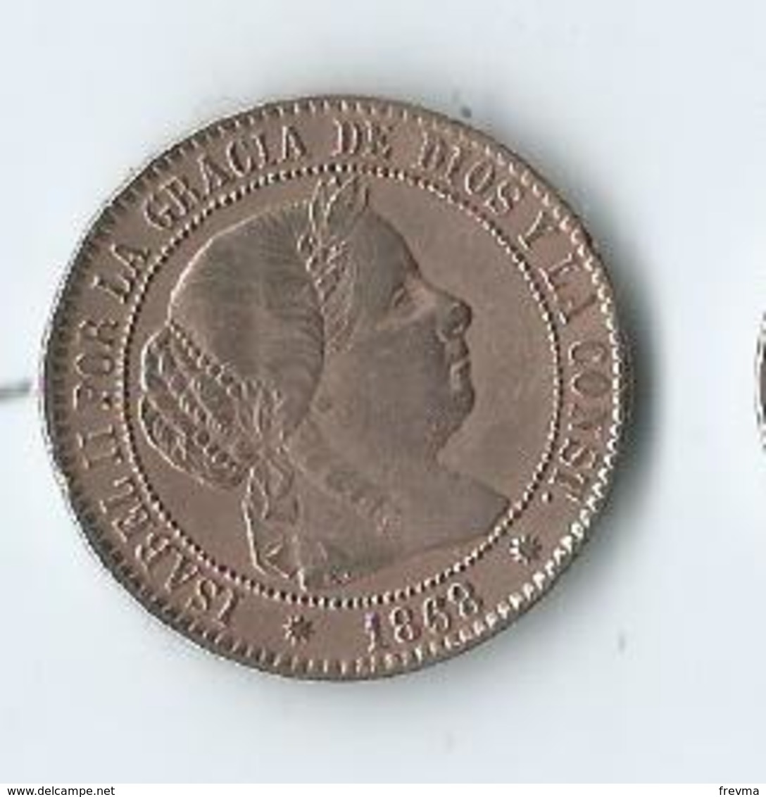 5 Centimos 1868 Barcelona ISABEL II - Monnaies Provinciales