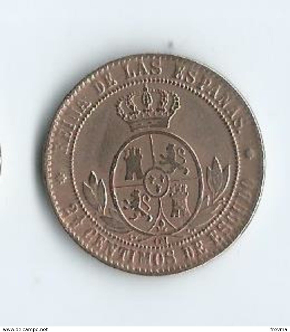 5 Centimos 1868 Barcelona ISABEL II - Monedas Provinciales