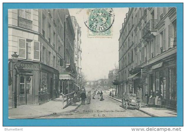 CPA 1176 - Rue Claude Decaen PARIS XIIème - Editeur E. L. D. - Distretto: 12