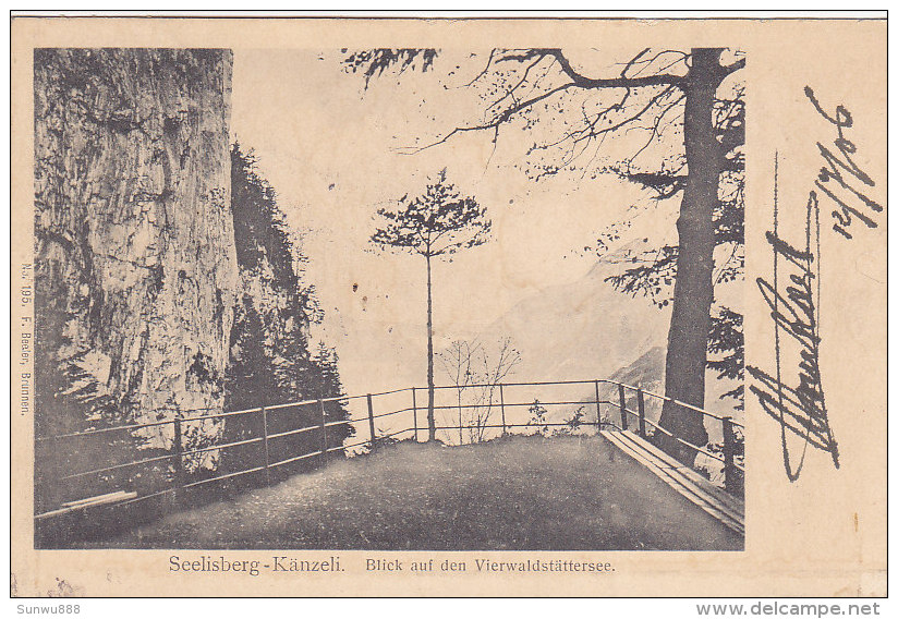 Seelisberg-Känzeli - Blick Auf Den Vierwaldstättersee (F. Beeler, 1906) - Seelisberg