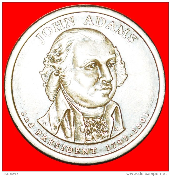 * ADAMS (1797-1801): USA ★ 1 DOLLAR 2007D! LOW START&#9733;NO RESERVE! - 2007-…: Presidents