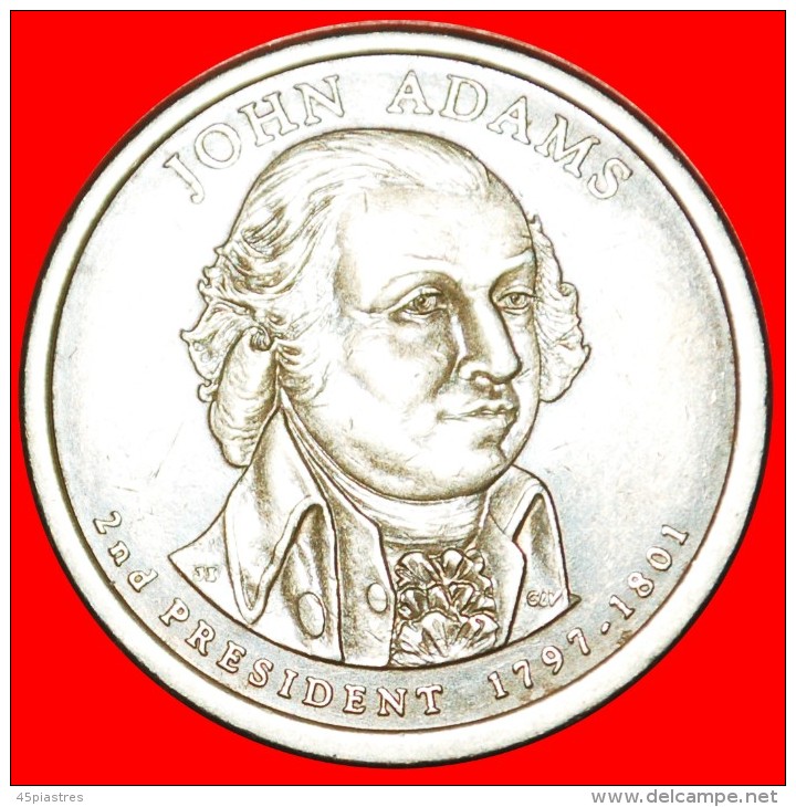 * ADAMS (1797-1801): USA ★ 1 DOLLAR 2007P! LOW START&#9733;NO RESERVE! - 2007-…: Presidents