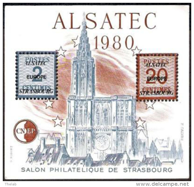 Salon Philatélique De Strasbourg 1980 - CNEP