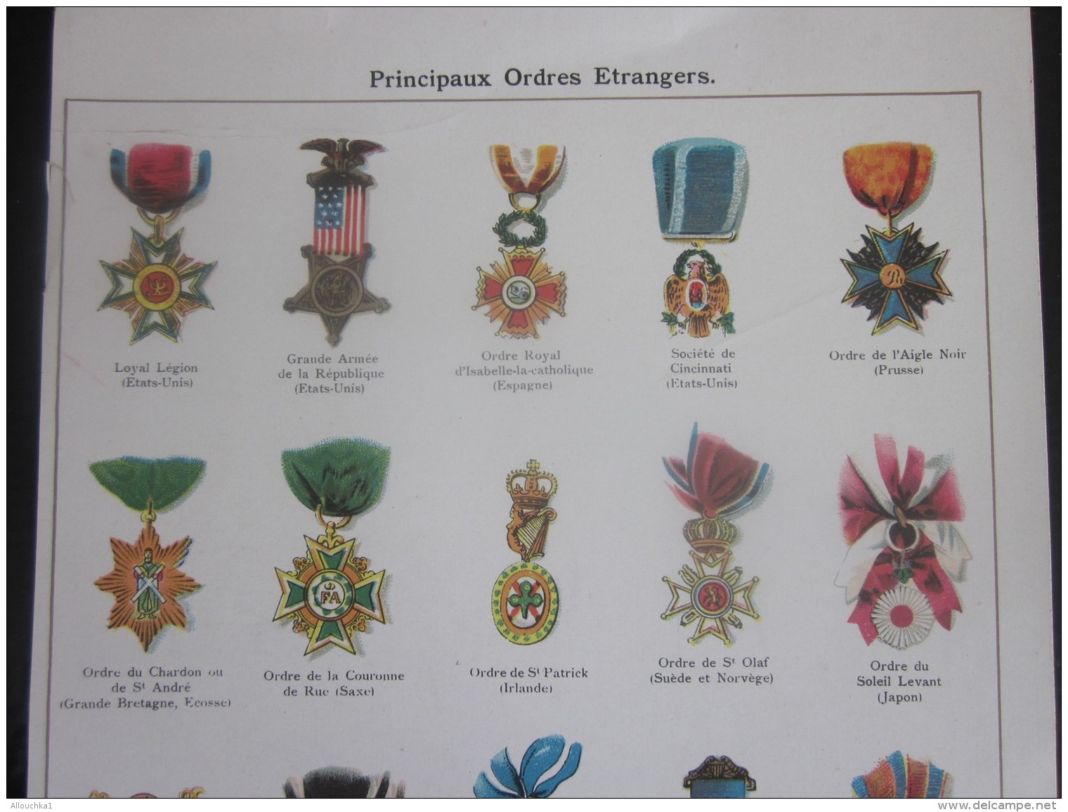 MEDAILLES ET INSIGNES PRINCIPAUX ORDRES ETRANGERS  CROIX DE FER HONNEUR ORDRE ROYAL COURONNE LEOPOLD .... - Otros & Sin Clasificación