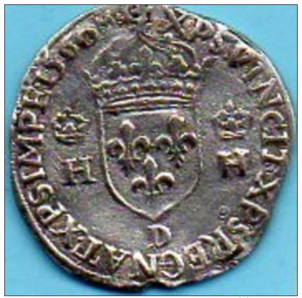 X/ MONNAIE ? Ou JETON ?  COPIE HENRI II  1560 D Métal ? POID 6,79 Gr ???????????? - 1547-1559 Henri II