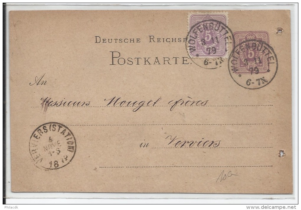 ALLEMAGNE - BEAU LOT DE 35 LETTRES/CARTES/DOCUMENTS/ENTIERS POSTAUX A PARTIR DE 1879 POUR ETUDE - 70 SCANNS RECTO VERSO - Collections