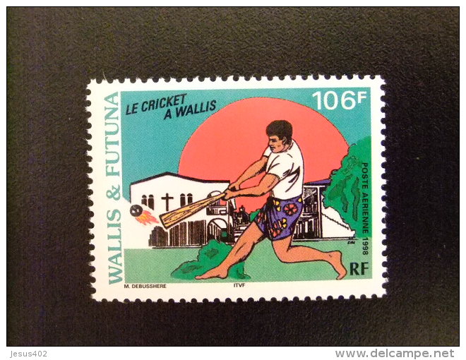 WALLIS ET FUTUNA WALLIS Y FUTUNA 1998 SPORT Le Cricket à Wallis Yvert & Tellier Nº PA 204 ** MNH - Nuevos