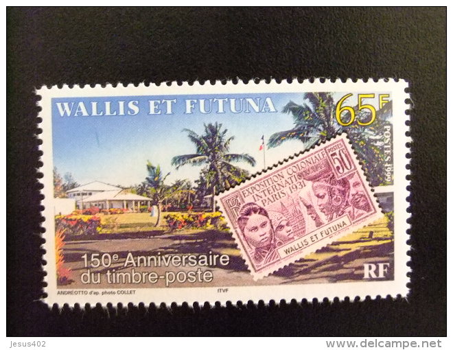 WALLIS Y FUTUNA WALLIS Et FUTUNA 1999 150 Anniversaire Du Timbre Post Yvert & Tellier Nº 534 ** MNH - Ungebraucht