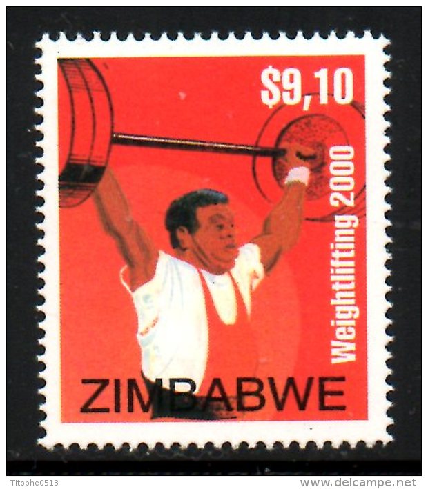 ZIMBABWE. N°438 De 2000. Haltérophilie. - Weightlifting