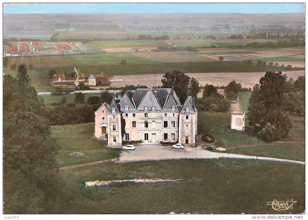 86 - DANGE - CPSM - Vue Aérienne - Le Château De Piolant -  Centre De Préformation De Monitrices - Dange Saint Romain