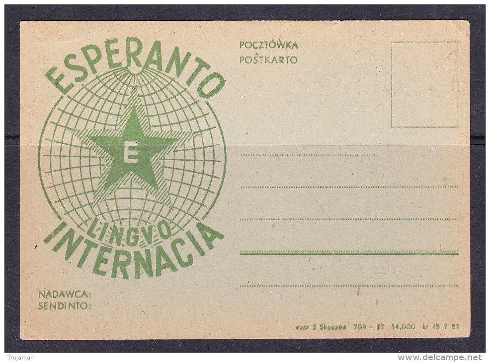 EXTRA9-55 POST CARD - Esperanto