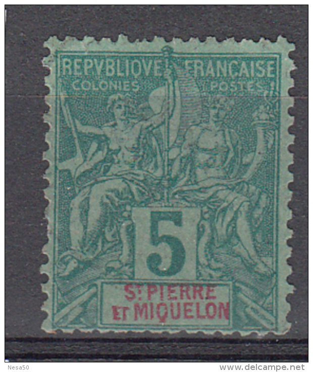 St. Pierre & Miquelon 1892 Mi Nr 49 - Usados
