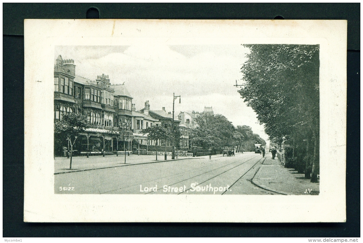 ENGLAND  -  Southport  Lord Street  Vintage Postcard As Scans - Southport