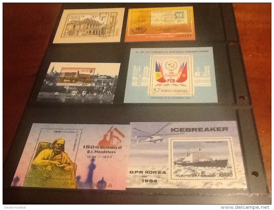 Togo, CCCP, Lesotho, Romania, Hungary Miniature Sheets - Collections (without Album)