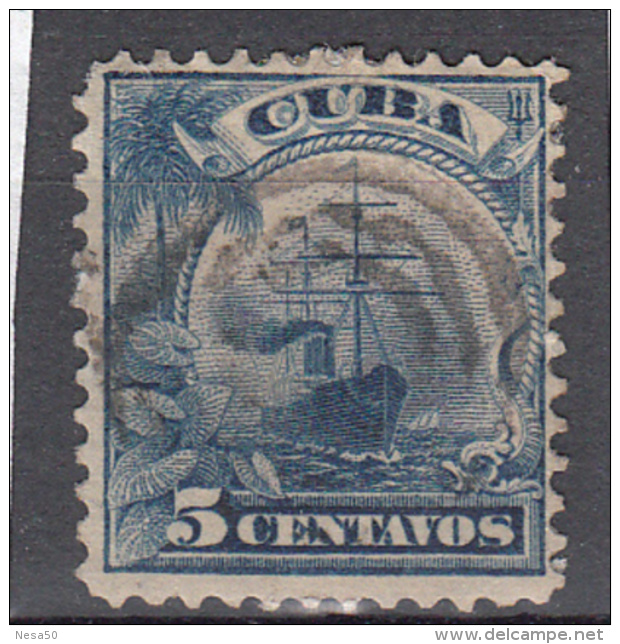 Cuba Bezetting USA 1899 Mi Nr 4 Schip  „Umbria“, Taro - Gebraucht