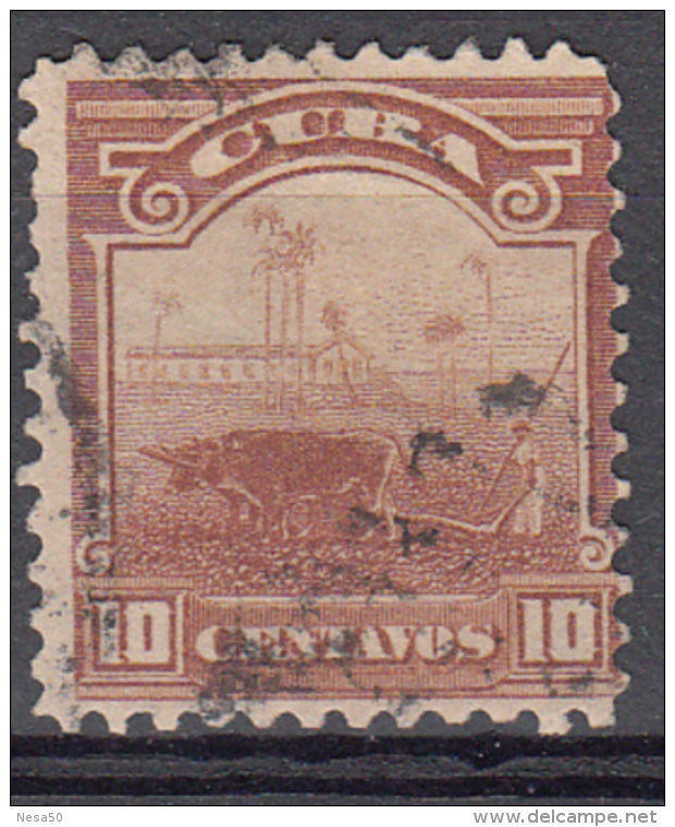 Cuba Bezetting USA 1899 Mi Nr 5 Suikerrietplantage - Usados