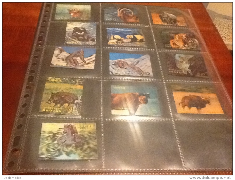 Imperf Sets Bhutan Exotic Animals  Hologram - Collections (without Album)