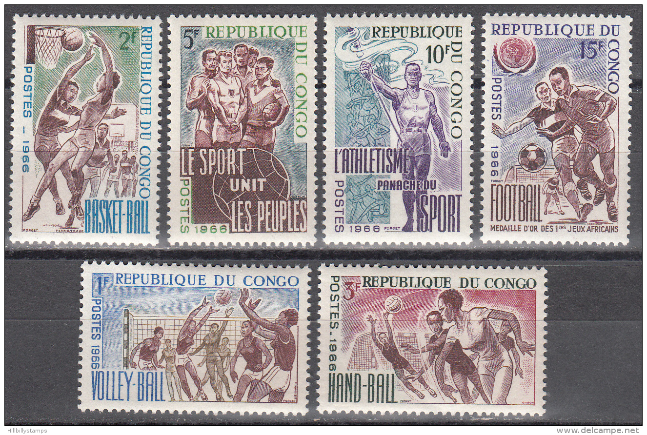 Congo   Scott No. 143-48    Mnh     Year  1966 - Nuevas/fijasellos