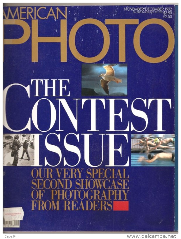 AMERICAN PHOTO -  VOL. III   N.6 -  NOV-DIC 1992  THE CONTEST ISSUE - Fotografie