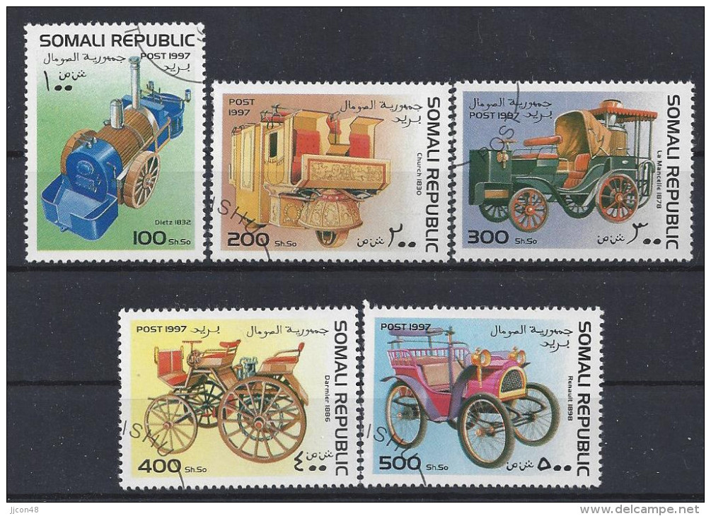 Somalia   1997  Historic Vehicles (o) - Somalia (1960-...)