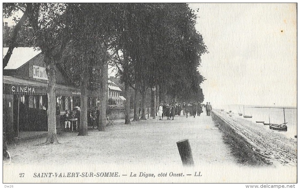 Saint-Valéry-sur-Somme - La Digue Côté Ouest - Carte LL N°27 - Saint Valery Sur Somme