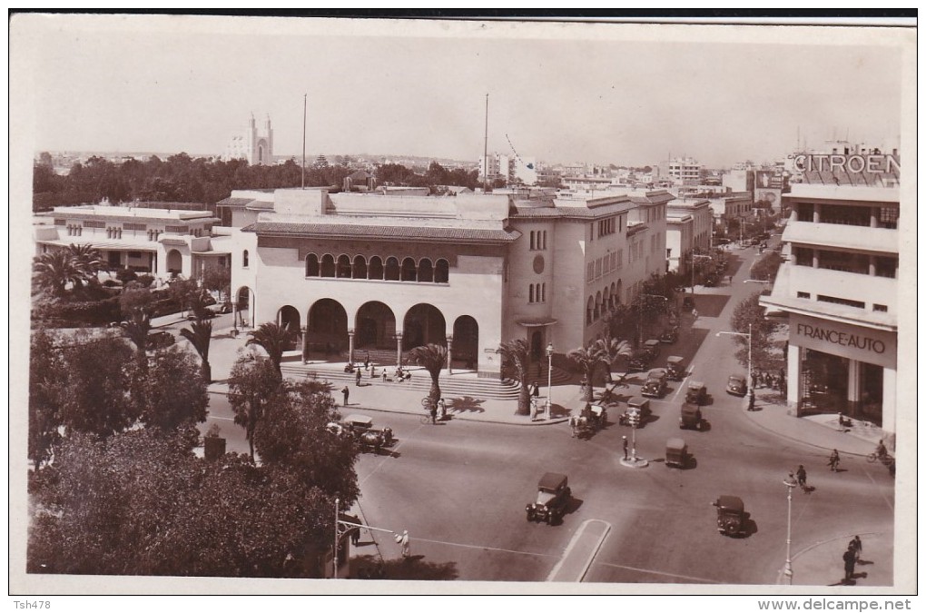 MAROC---CASABLANCA---le Carrefour De La Poste--garage Voiture CITROËN----voir 2 Scans - Casablanca