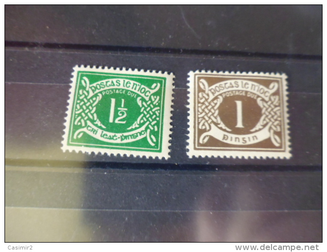 IRLANDE  TIMBRE  REFERENCE  YVERT N° 15.16** - Timbres-taxe