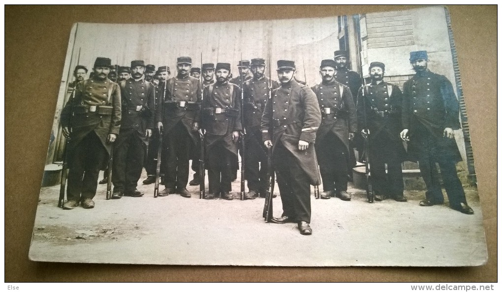 GROUPE DE MILITAIRE  CACHET  99° REGIMENT TERRITORIAL CLERMOND FERRAND  MOBILISATION - Guerra 1914-18