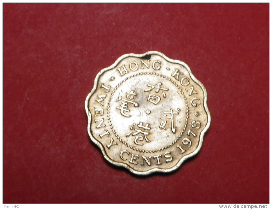 HONG KONG  20 CENTS  1978   KM 36 - Hong Kong