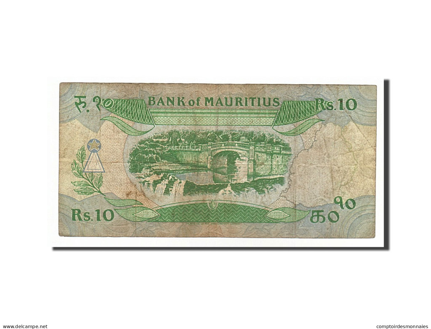 Billet, Mauritius, 10 Rupees, 1985, KM:35b, TB - Maurice