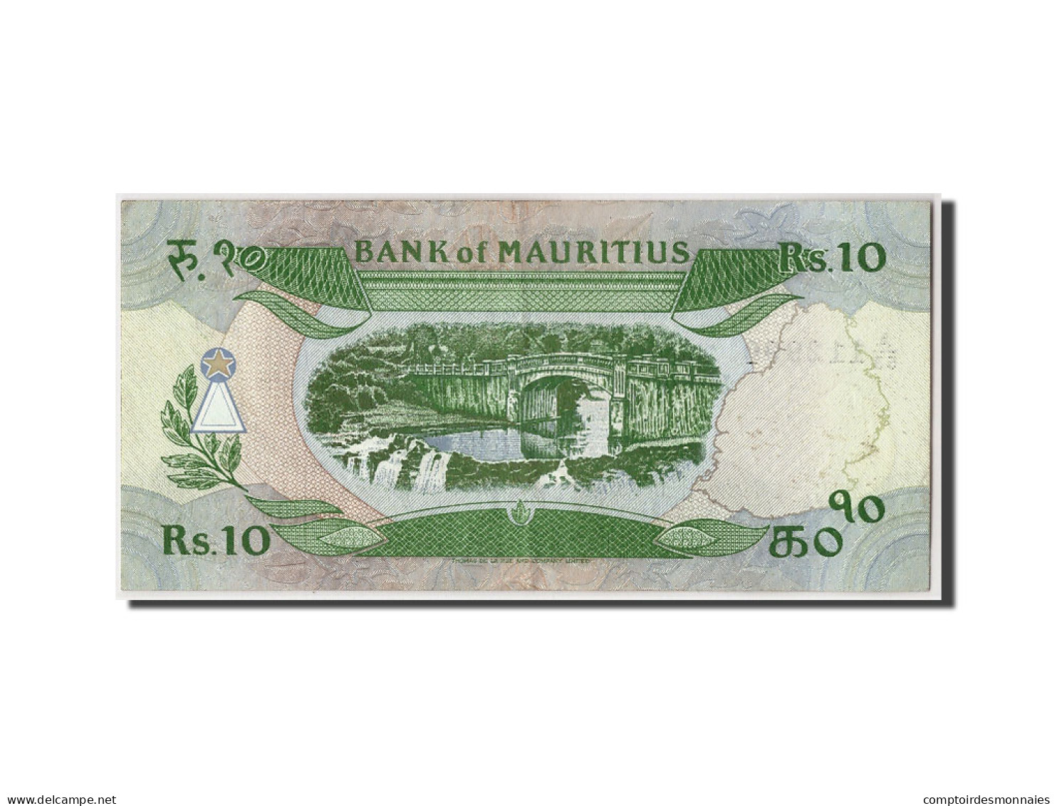 Billet, Mauritius, 10 Rupees, KM:35a, TTB - Mauritius