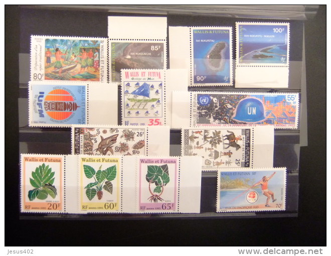 WALLIS Y FUTUNA WALLIS Et FUTUNA 1995 AÑO COMPLETO Yvert & Tellier Nº 472 / 484 + PA 185 / 190 ** MNH Ver Fotos - Full Years