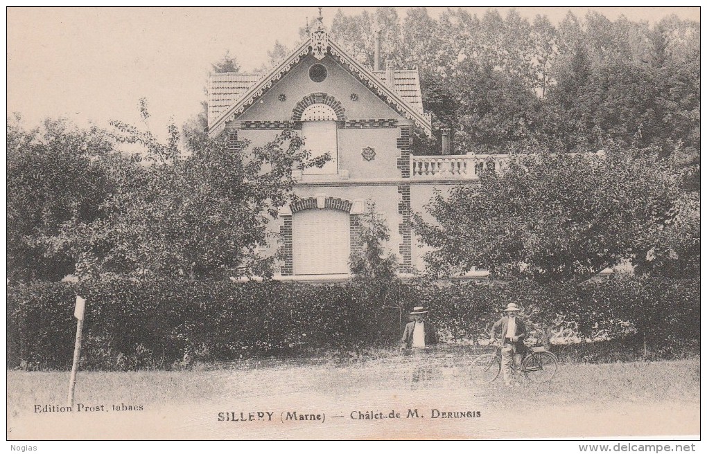 SILLERY - LE CHALET DE M.DRUNGIS - BELLE CARTE AVEC PETITE ANIMATION -  TOP - - Sillery