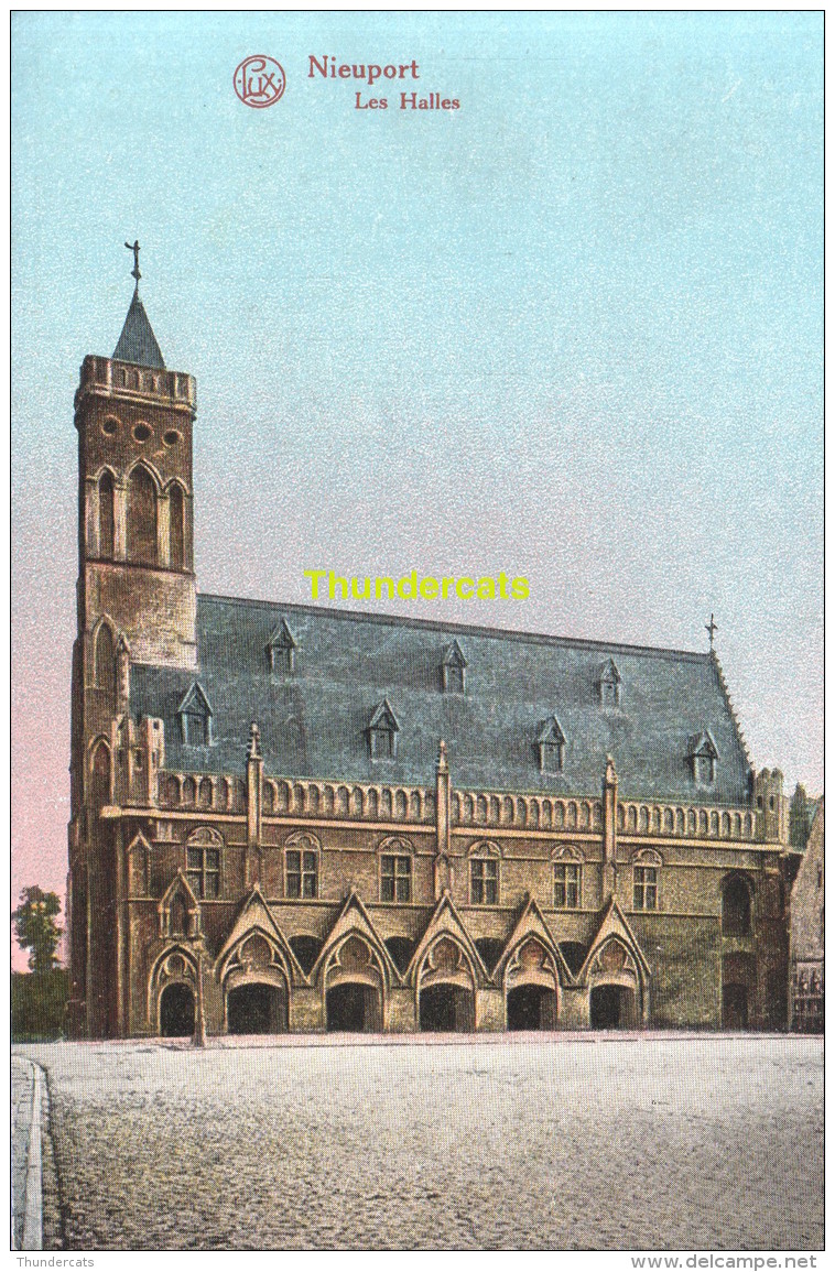 CPA NIEUPORT NIEUWPOORT LES HALLES - Nieuwpoort