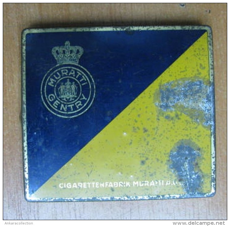 AC - MURATTI GENTRY 10 CIGARETTE EMPTY TIN BOX - Schnupftabakdosen (leer)