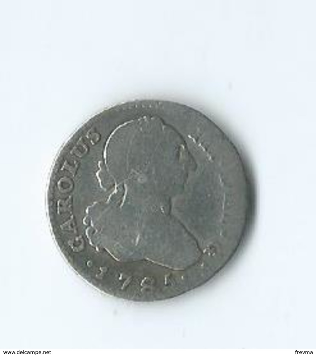 2 Reales 1785 Carolus Argent - Provincial Currencies