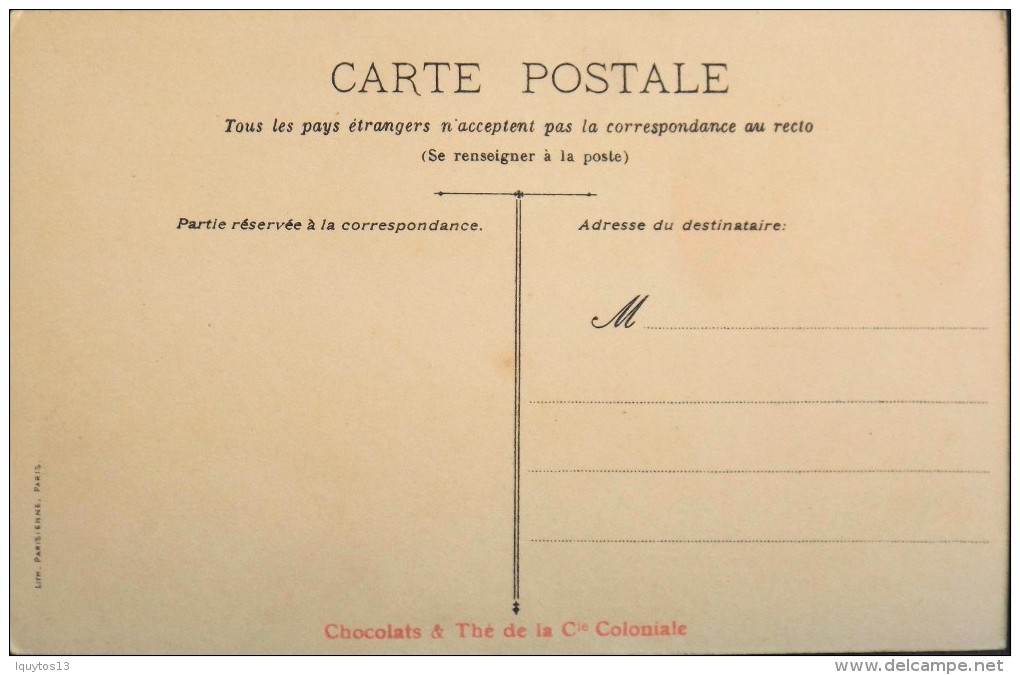 St. PIERRE Et MIQUELON St. Pierre- Les Colonies Françaises - édit. Chocolat & Thé De La Coloniale - Voir 2 Scans - TBE - - Saint-Pierre-et-Miquelon