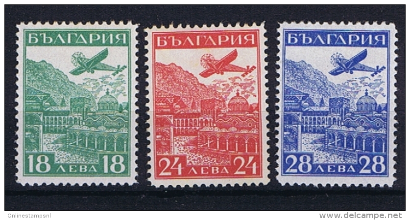 Bulgaria: 1932 Airmail Mi Nr 249 - 251 - Corréo Aéreo