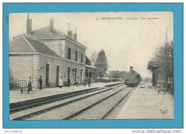 CPA 32 - Chemlin De Fer Arrivée Du Train En Gare De CHATELAILLON 17 - Châtelaillon-Plage