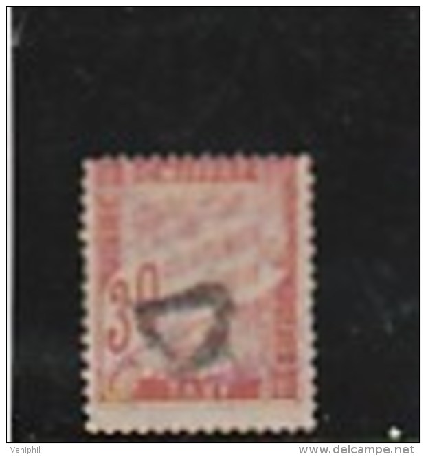 TAXE N° 34 OBLITERE ET SIGNE CALVES COTE : 100 € - 1859-1959 Usados