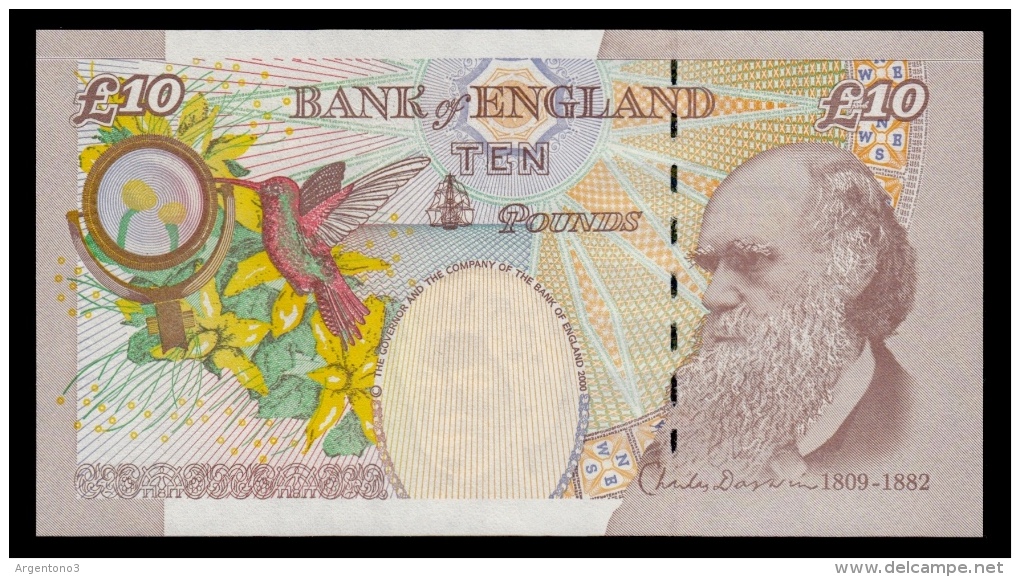 Great Britain 10 Pounds 2000 P.389a UNC - 10 Ponden