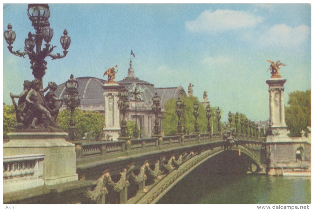 FRANCE : PARIS « Pont Alexandre « - Carte Pelletier. - Ponts